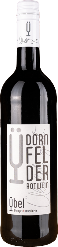 Flasche Dornfelder vom Weingut Übel