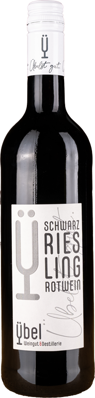 Flasche Schwarzriesling Rotwein vom Weingut Übel